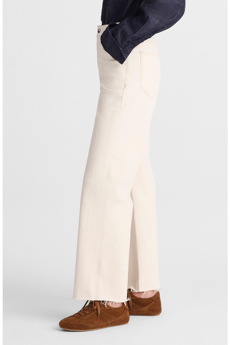 The Perfect Vintage Raw Hem Crop Wide Leg Jeans, Alternate, color, VINTAGE CANVAS