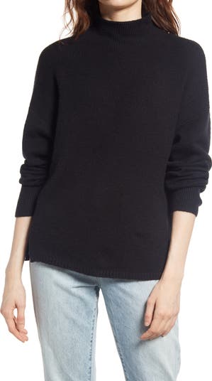Treasure & Bond Mock Neck Side Slit Sweater | Nordstrom