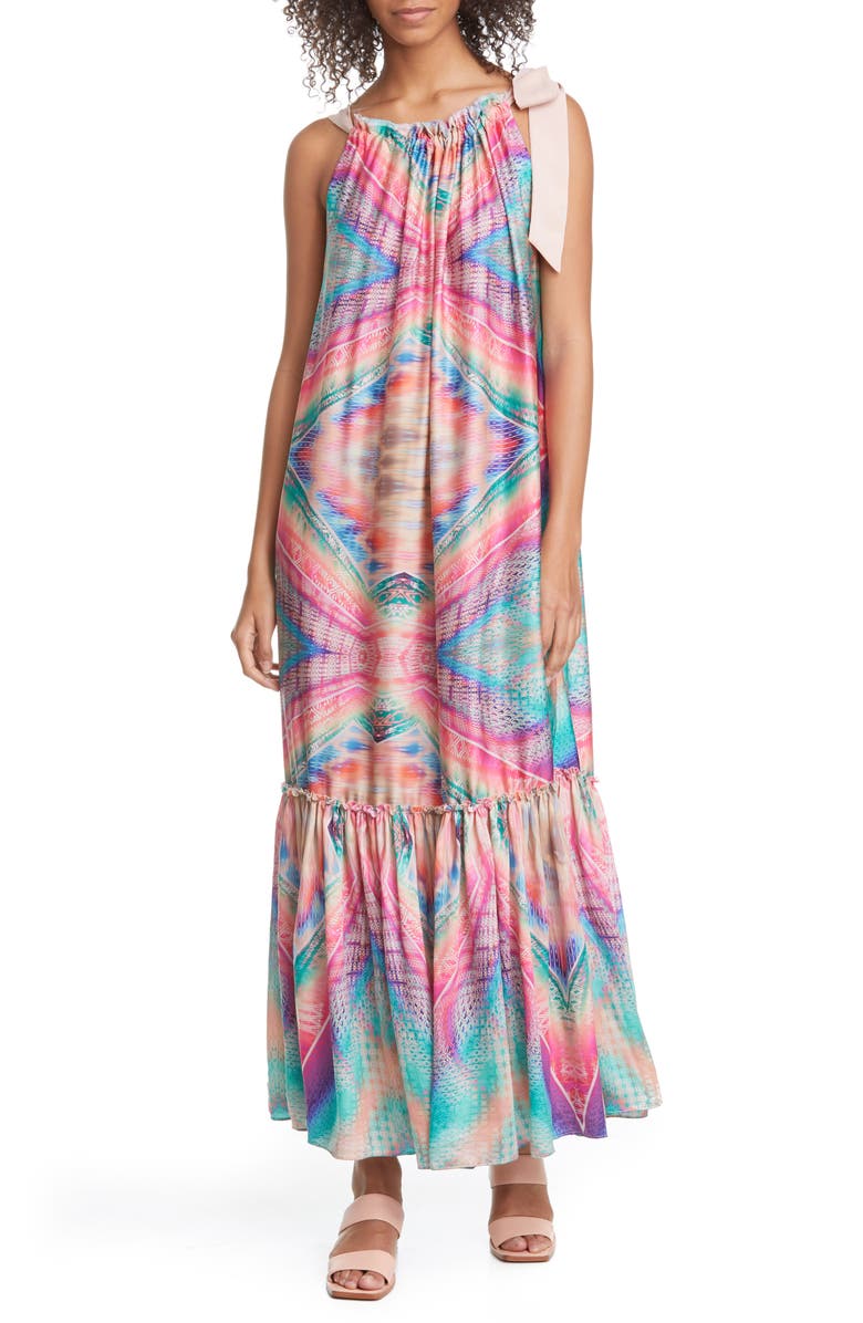 Le Superbe Kaleidoscope Maxi Dress, Main, color,
