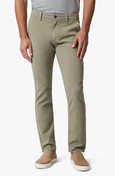 Verona Slim Fit Chinos (Vetiver High-Flyer) (Regular & Big)
