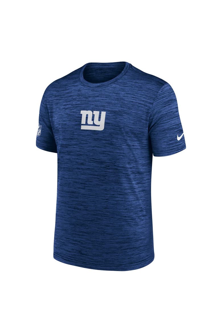 Men's Nike Royal New York Giants Sideline Velocity Performance T-Shirt, Alternate, color, Royal