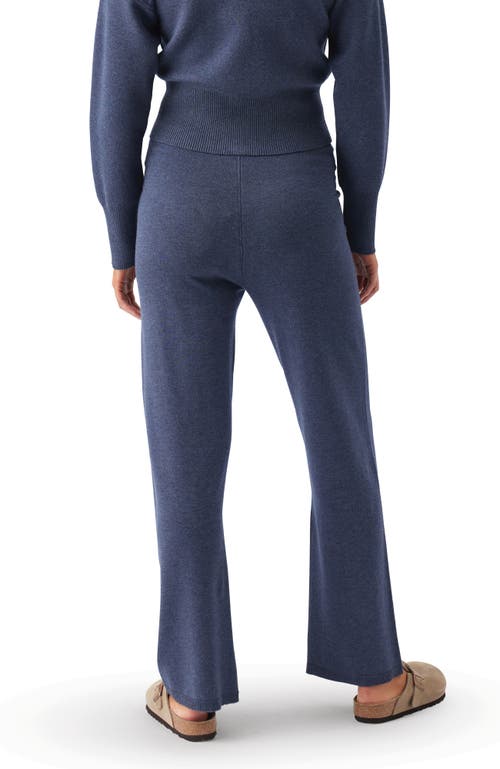 Ripe Maternity Delta Knit Pant In Blue