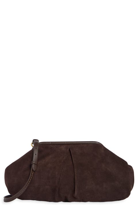 Suede Clutch