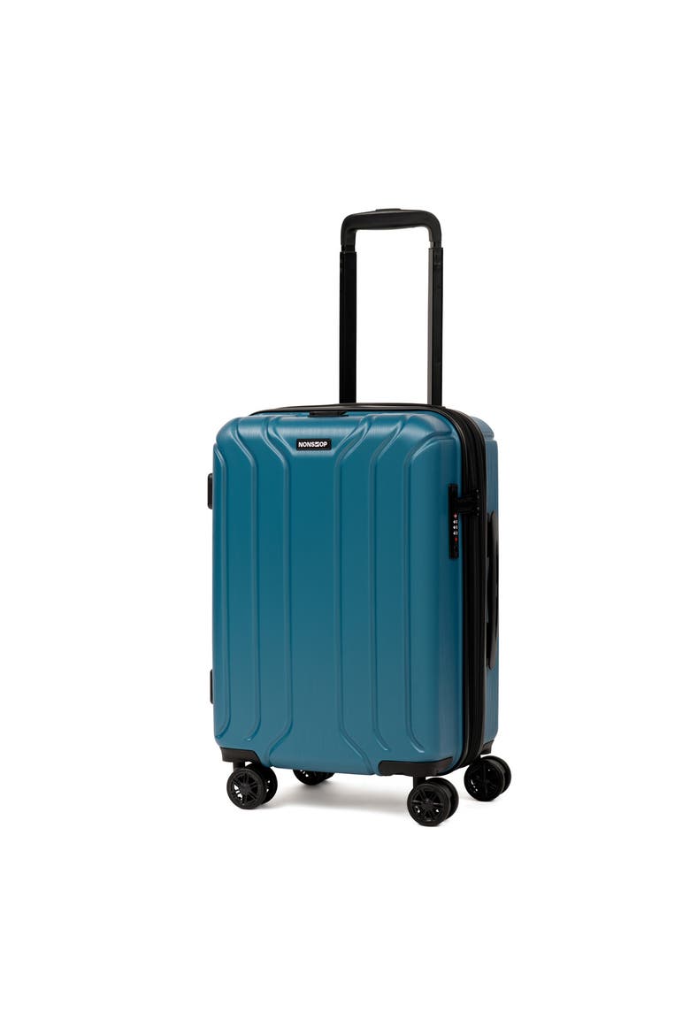 New York 3 Piece Set (20"/24"/ 28") 4 Wheel Luggage Set + 3 Packing Cubes, Alternate, color, Teal