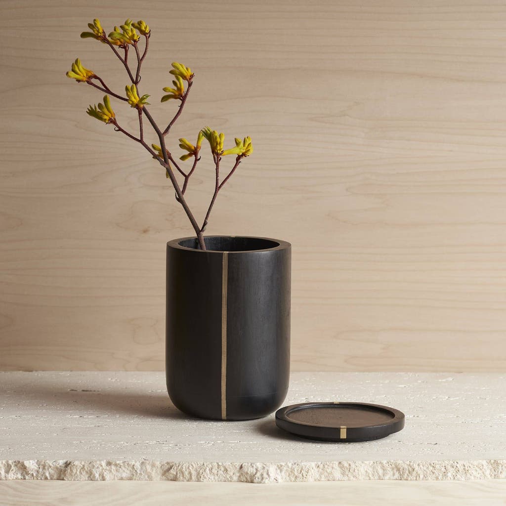 The Collective Tall Canister In Ebony