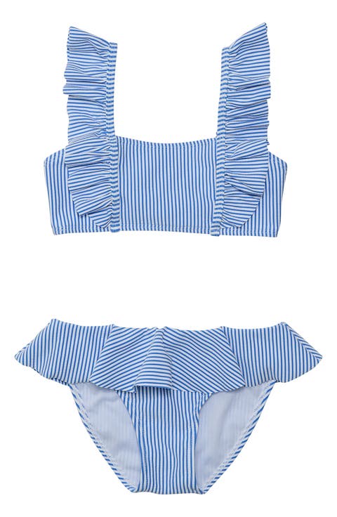 Kids' Parisian Summer Ruffle Two-Piece Swimsuit (Toddler & Little Kid)