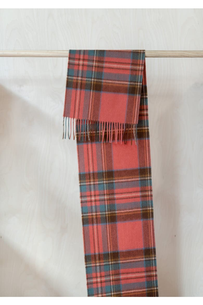 Lambswool Tartan Scarf, Alternate, color, Stewart Royal Antique