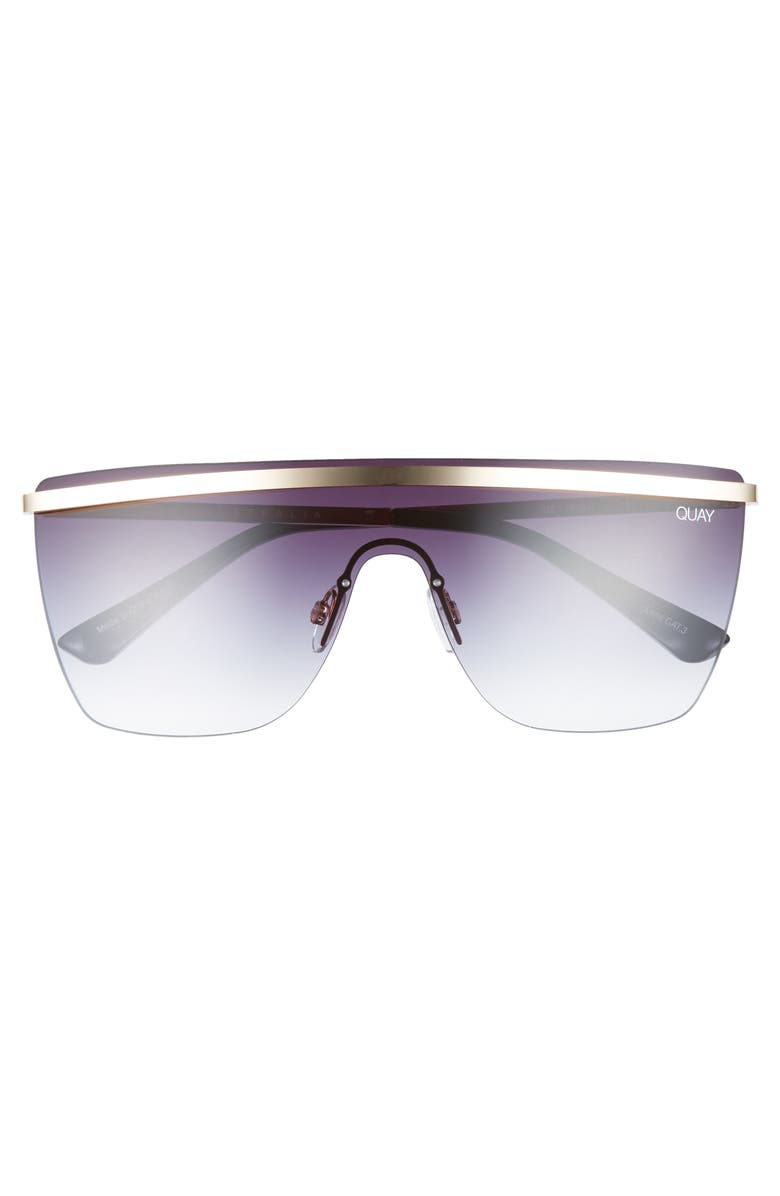 QUAY Australia Get Right 54mm Flat Top Shield Sunglasses, Alternate, color,