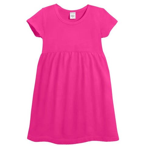 Girls Soft Organic Cotton Empire Short Sleeve Sundress (Toddler, Little Kid 
Big Kid)