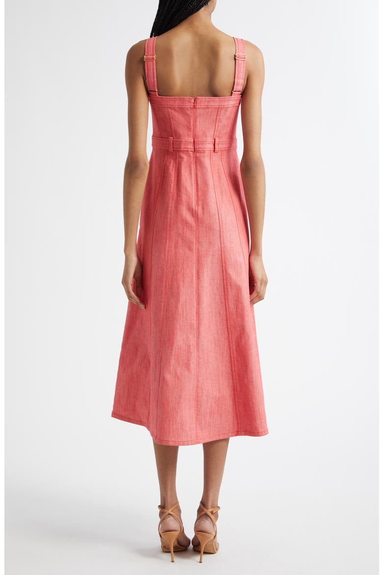 Malani A-Line Dress, Alternate, color, CHERRY LEMON