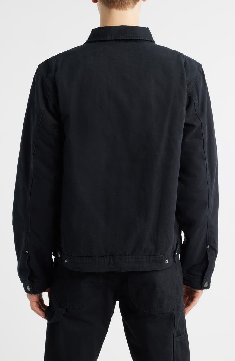 Dickies Insulated Cotton Canvas Painter Jacket, Alternate, color, Black