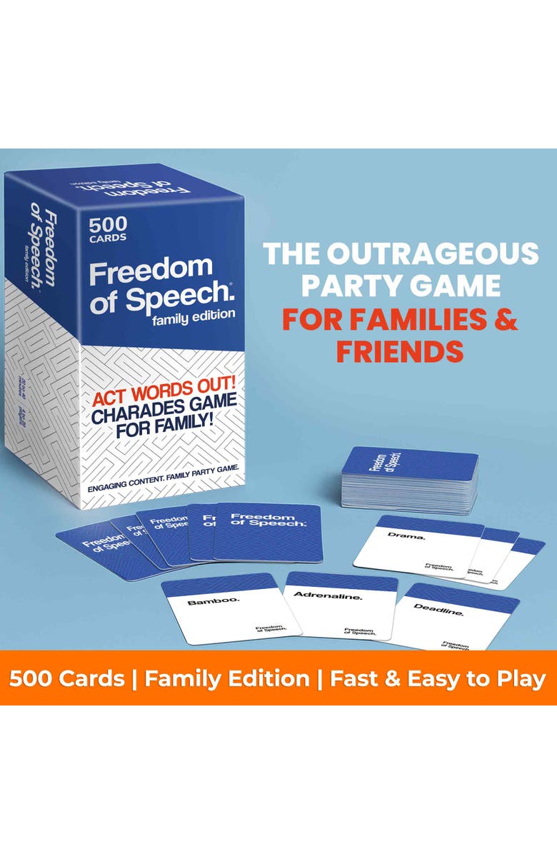 Quokka Guess the Word Card Game for Adults and Family - Fast-Paced Party Game with Timer and 500 Cards, Alternate, color, Family