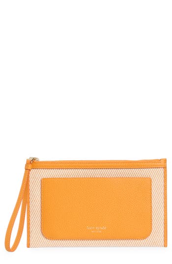 Kate Spade New York Ava Canvas Twill Wristlet