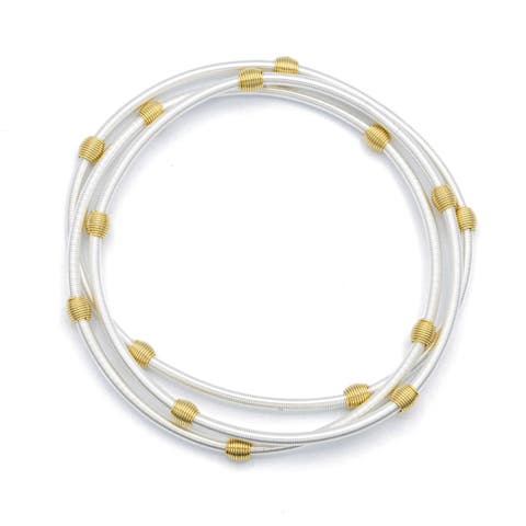 Sterling Beaded DIA Bracelets