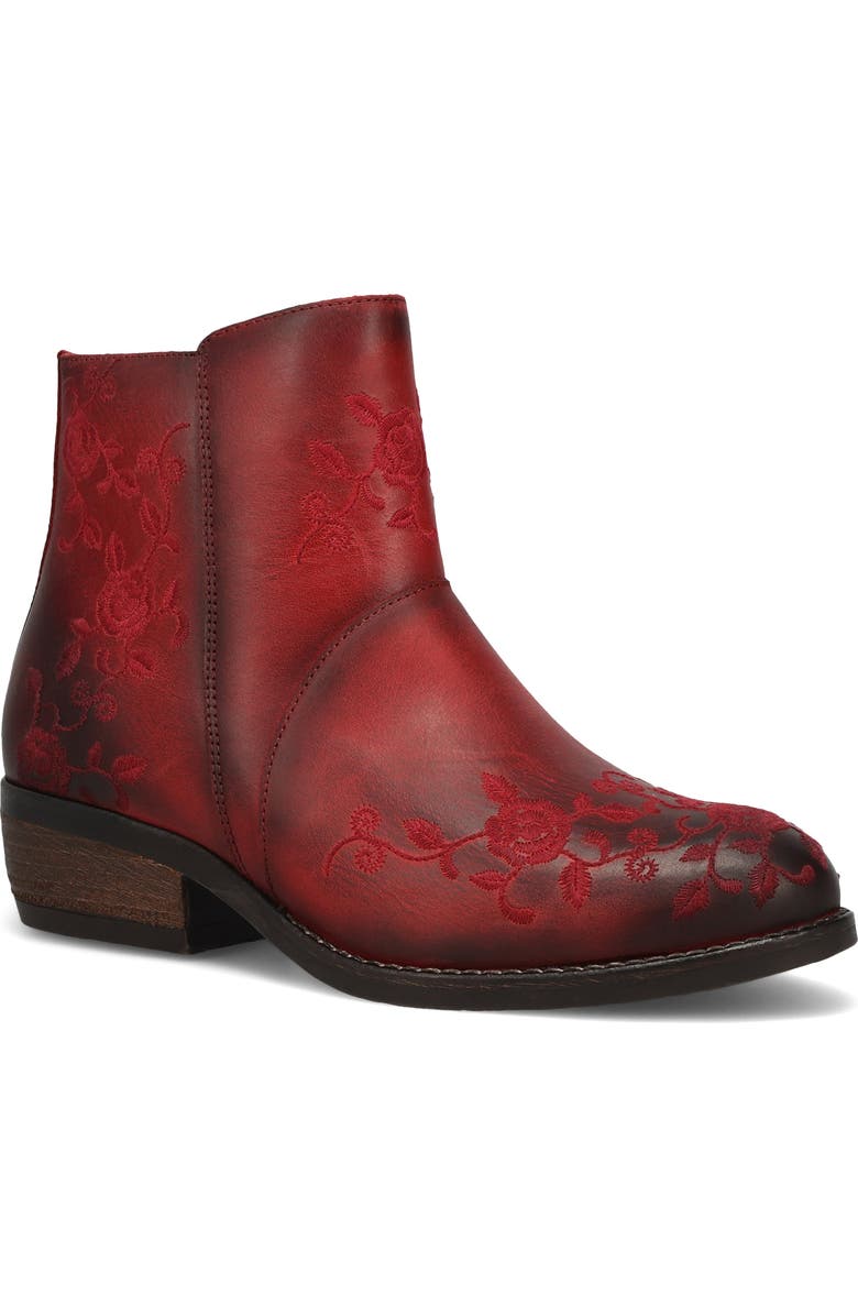 Taos Privilege Bootie, Main, color, Red