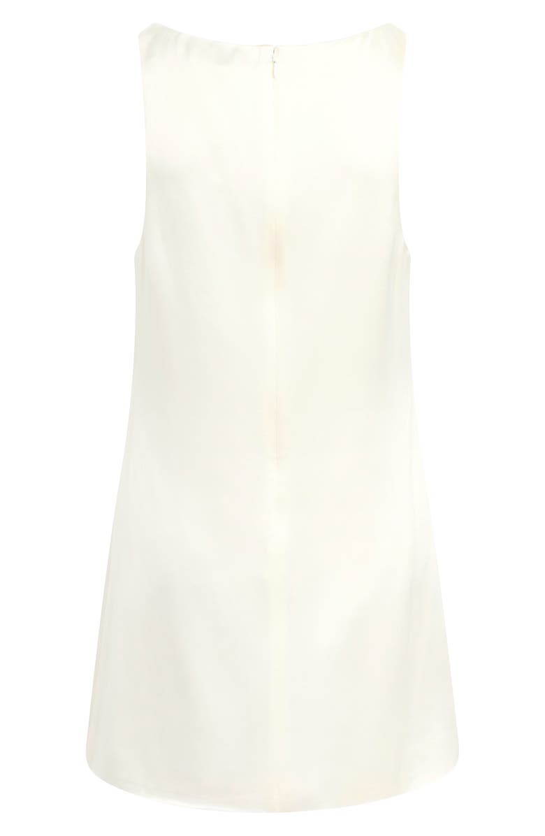 Favorite Daughter The Getting Ready Sleeveless Satin Minidress, Alternate, color, Ivory