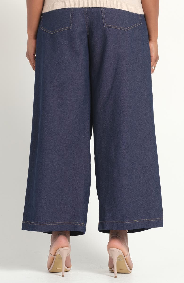 Estelle Dakota Wide Leg Jeans, Alternate, color, Indigo Noir