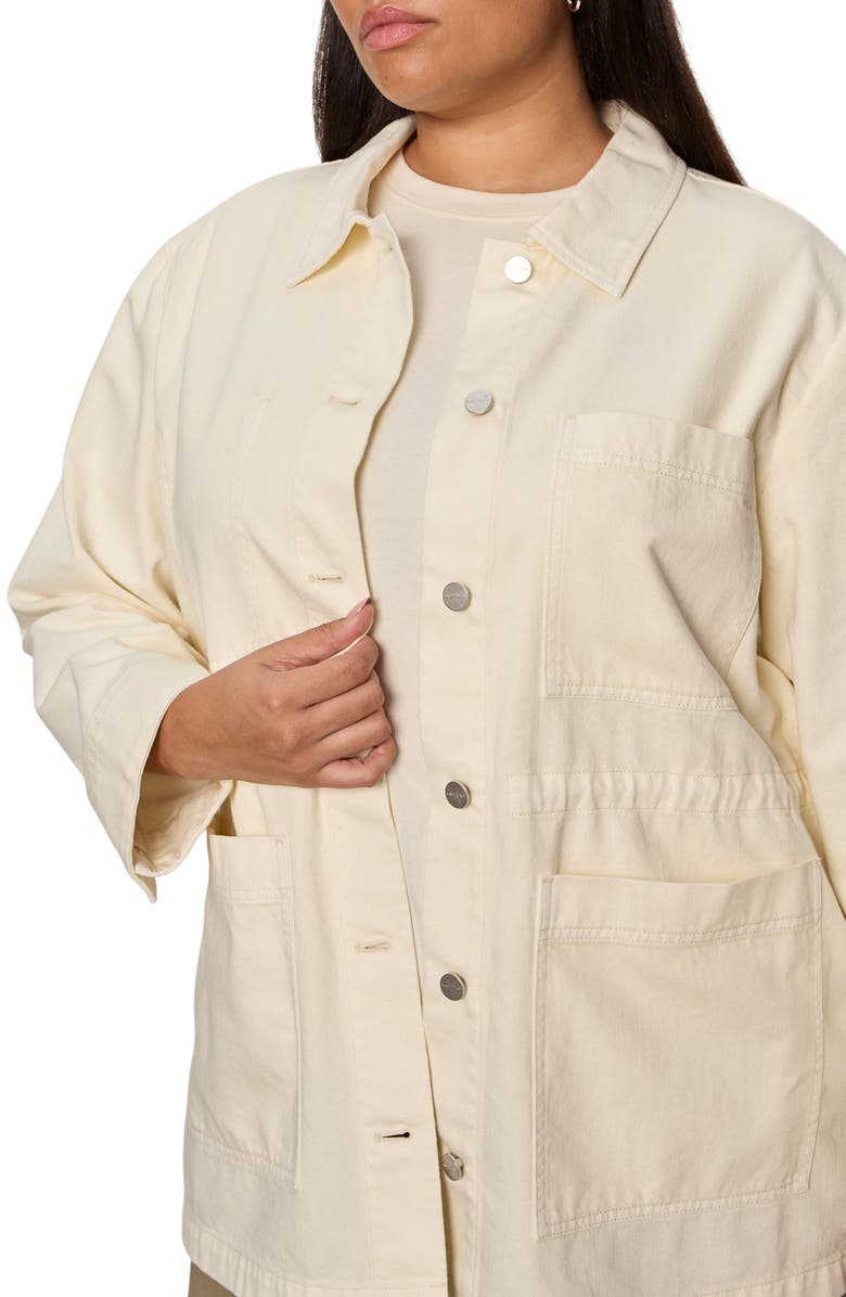 Sanctuary Greenhouse Cotton Jacket, Alternate, color, Collagen White