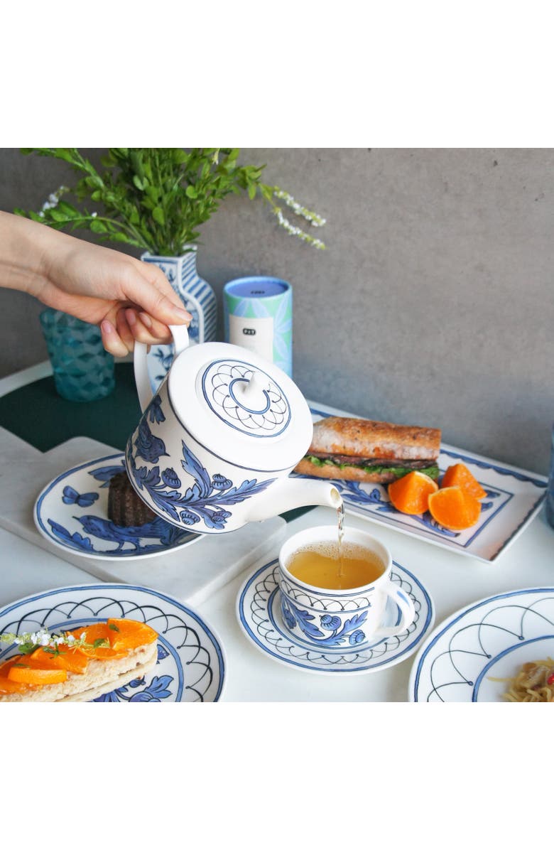 Twig New York Heritage Blue Bird Teapot, Alternate, color, Multi