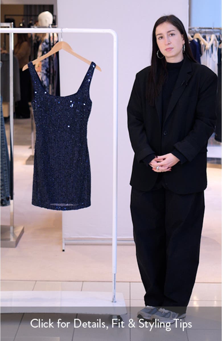 Andrea Sequin Minidress, sales video thumbnail