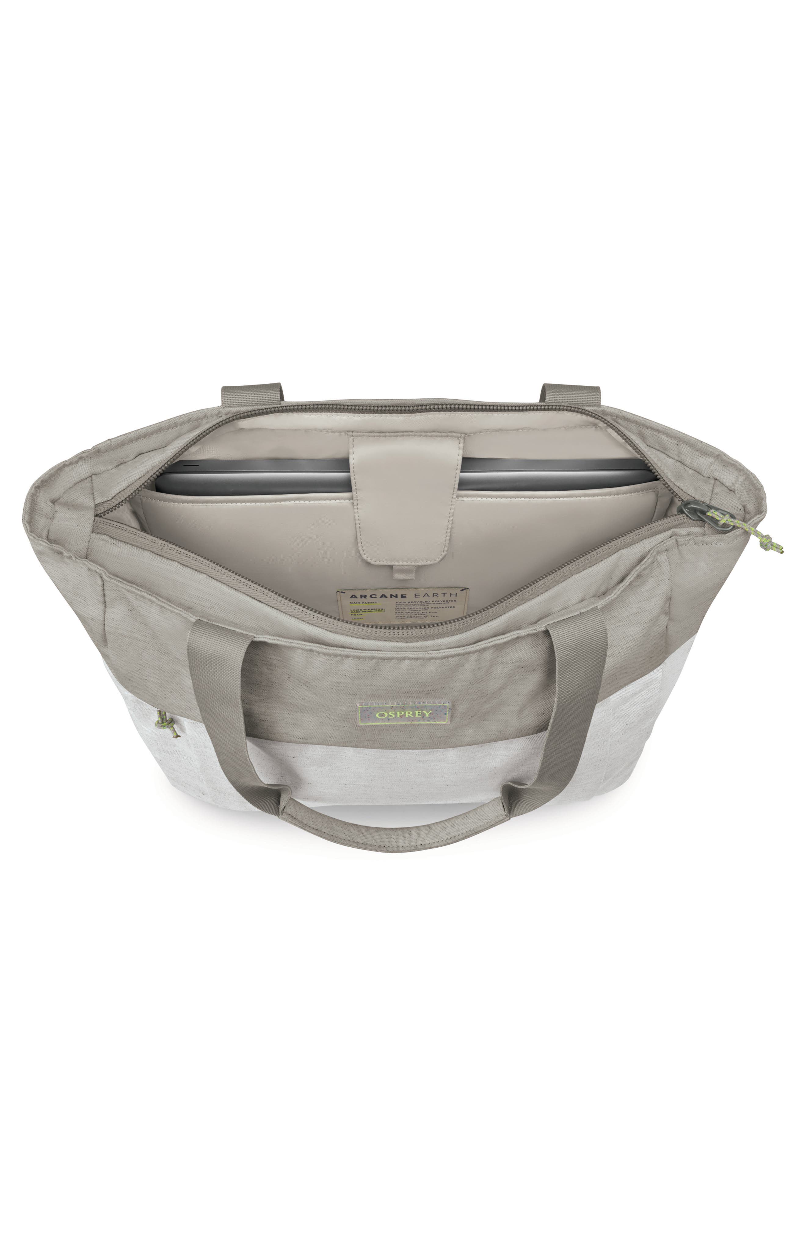 Osprey Arcane Earth Recycled Canvas Tote Bag, Alternate, color, Pediment Grey Block