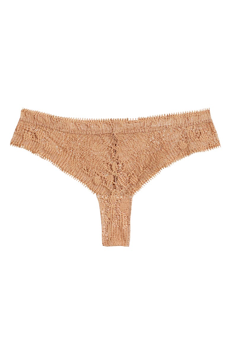 Chantelle Lingerie Day to Night Tanga, Alternate, color, Python Lace