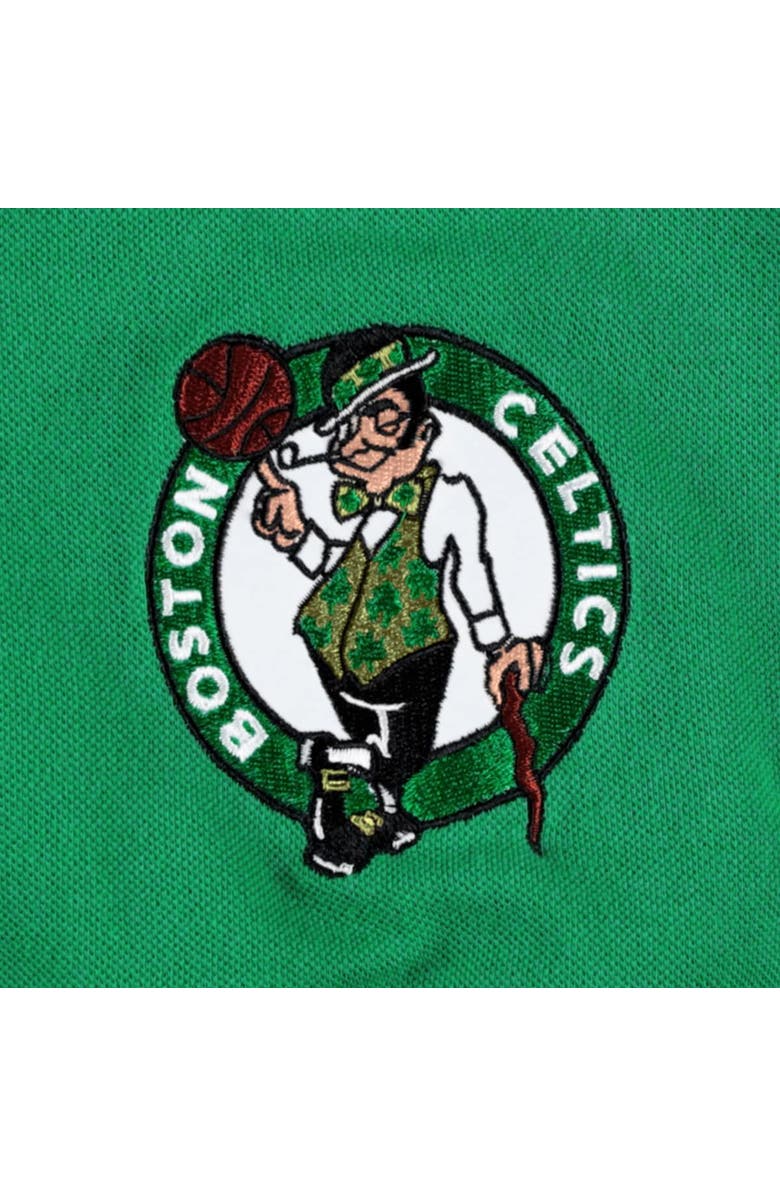 TOMMY JEANS Men's Tommy Jeans Kelly Green Boston Celtics Stanley Pique Polo, Alternate, color, 