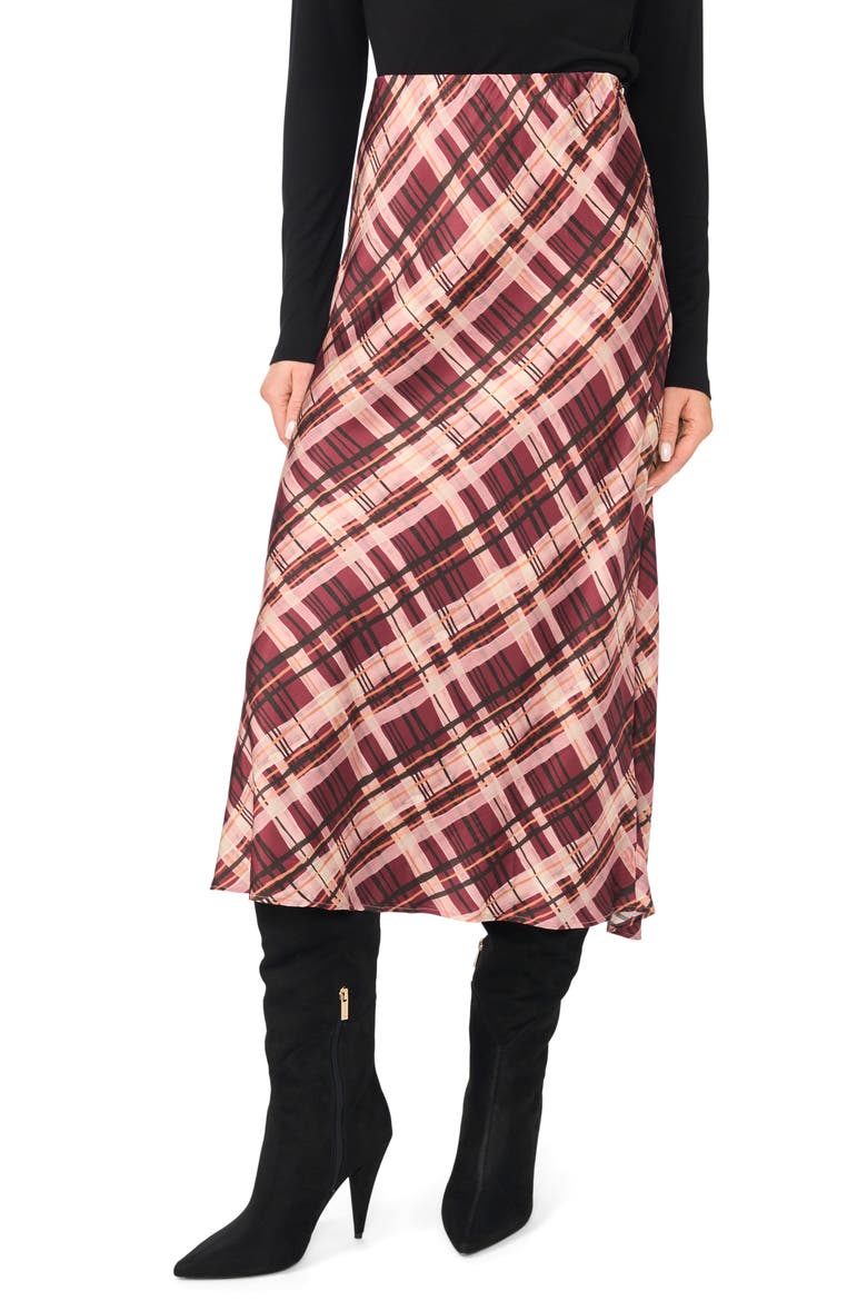 Blair Midi Skirt, Main, color, TAWNY PORT
