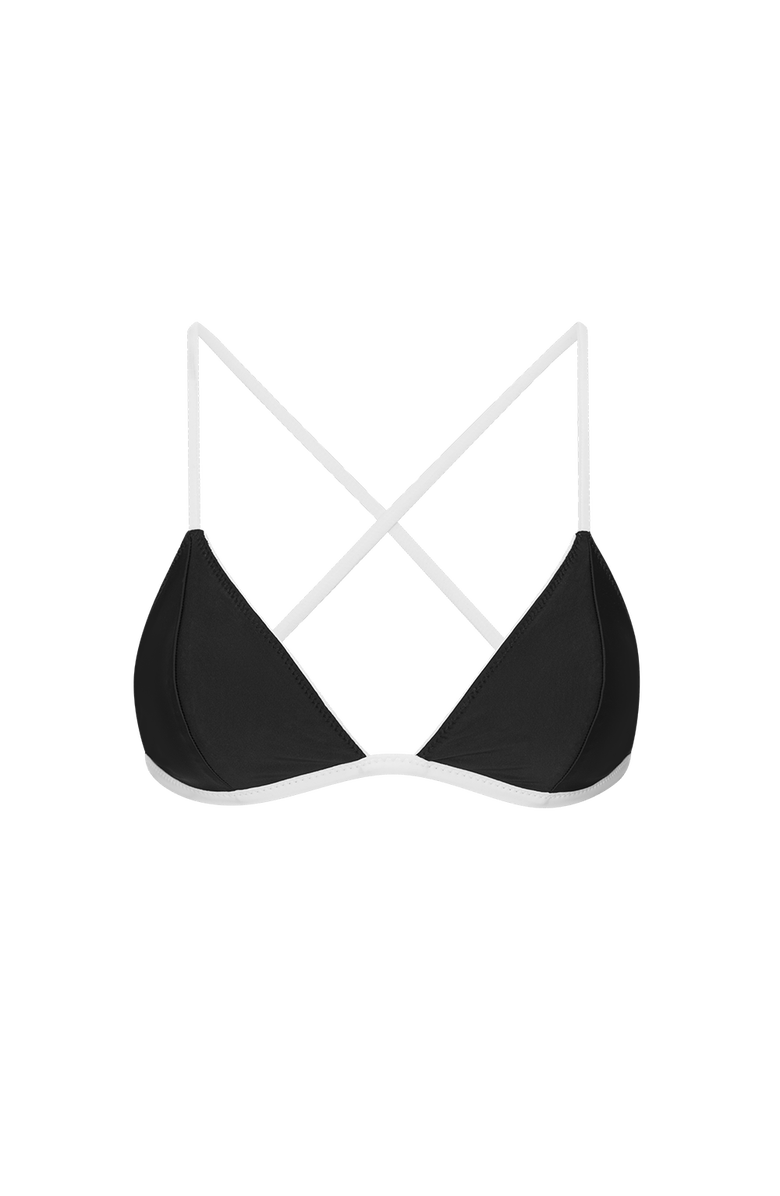 Ansea The Reversible Triangle Top, Main, color, Black/White