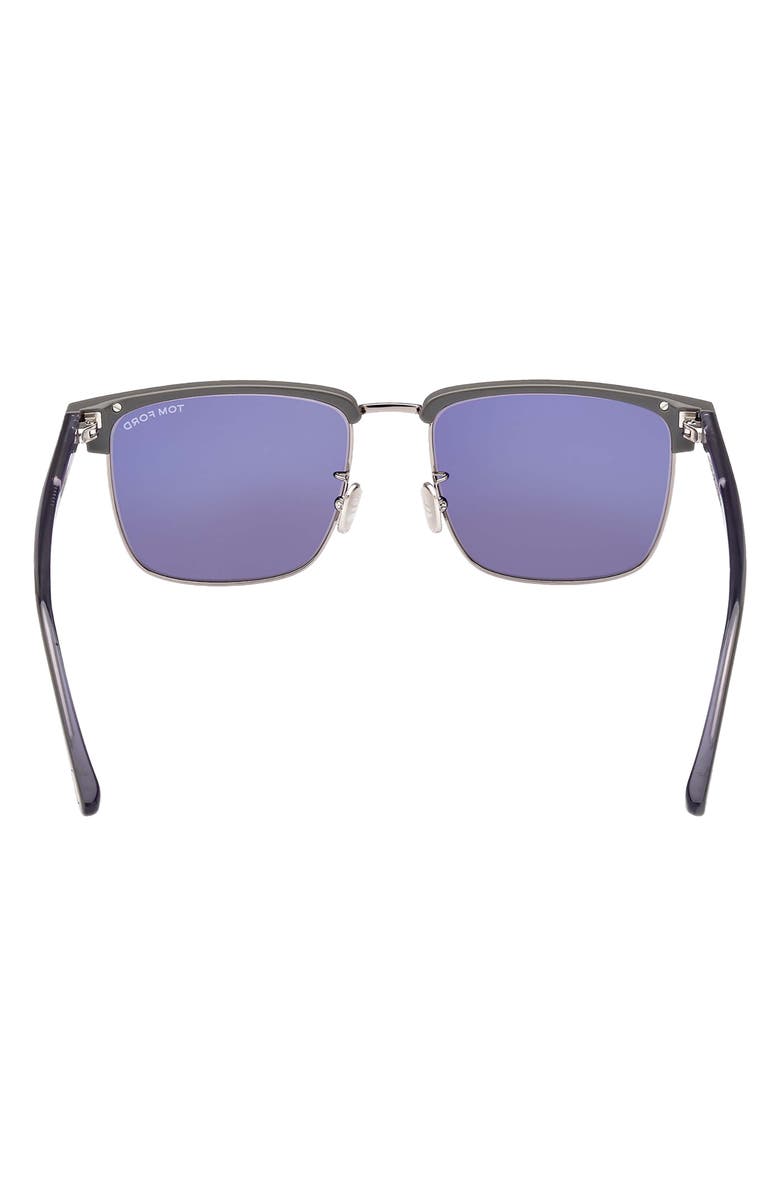 TOM FORD Hudson 55mm Square Sunglasses, Alternate, color,