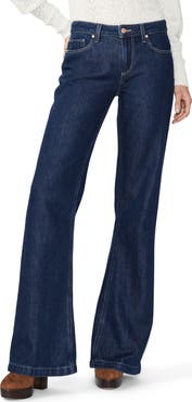 PAIGE Sonja Low Rise Wide Leg Jeans