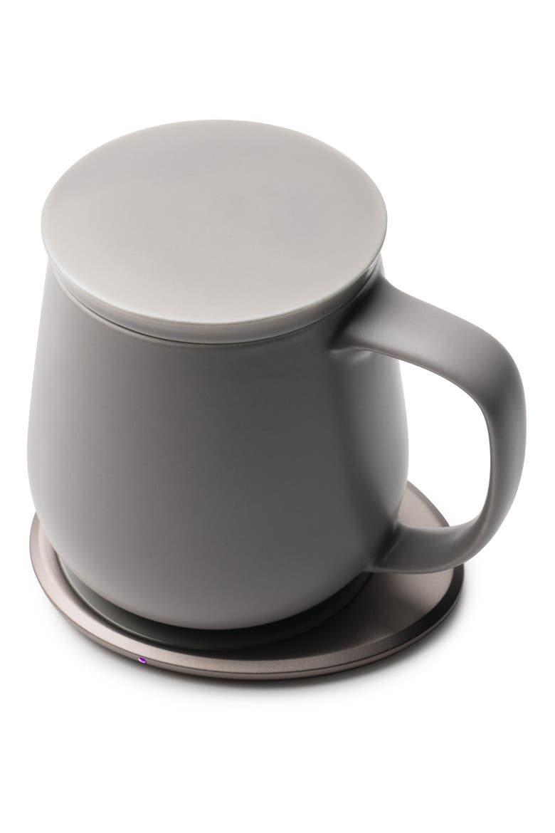 Ui+ Mug & Warmer Set, Alternate, color, SOFT GRAY