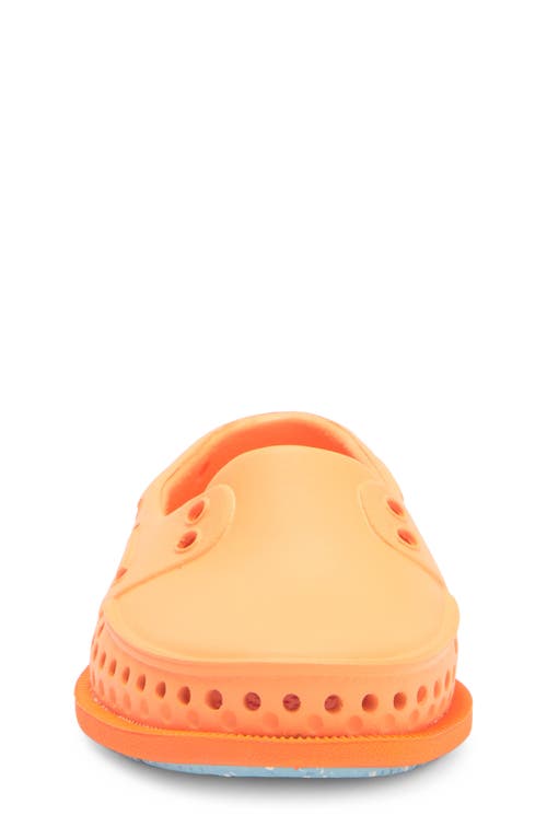 Native Shoes Kids' Howard Sugarlite Slip-on Sneaker In Papaya Orange/orange/sky