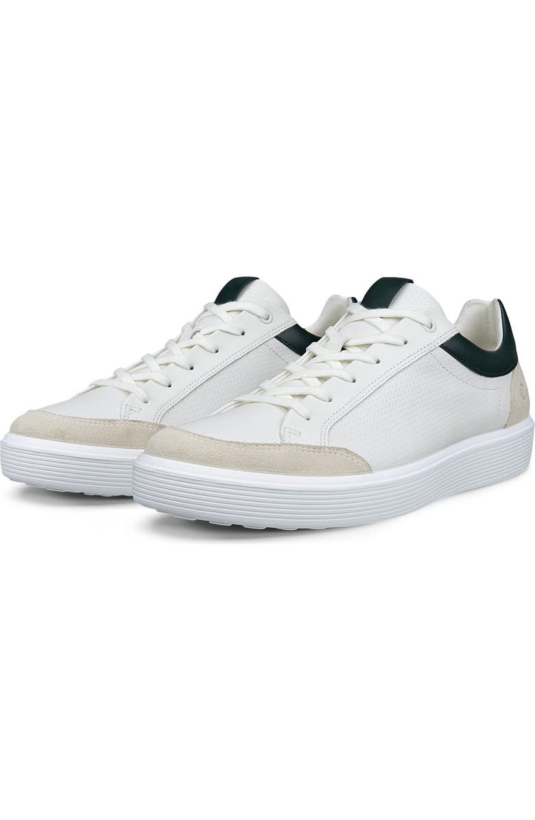 ECCO Soft 60 Sneaker, Alternate, color, Ice White/ Sea Tangle