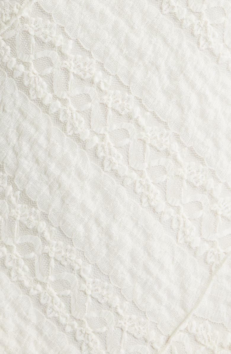 CITY BLUES Ribbon Lace Sleeveless Maxi Dress, Alternate, color, Gardenia