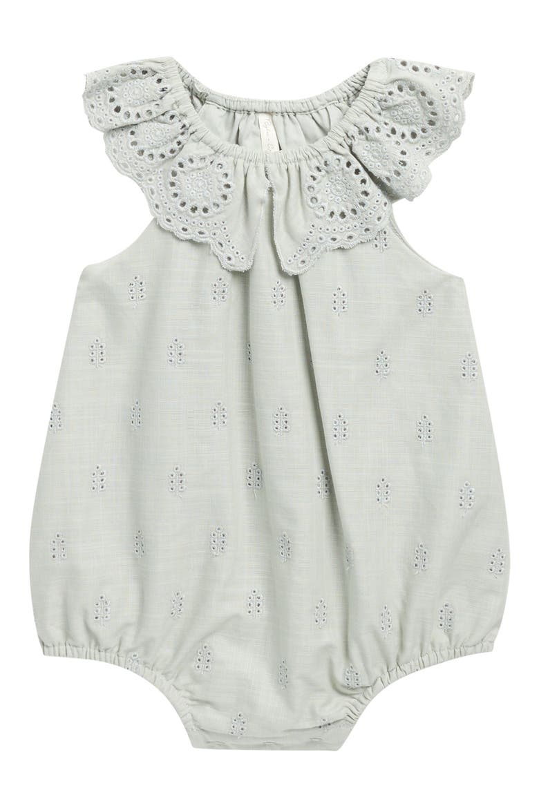 Myla Cotton Eyelet Bodysuit, Main, color, SEAFOAM