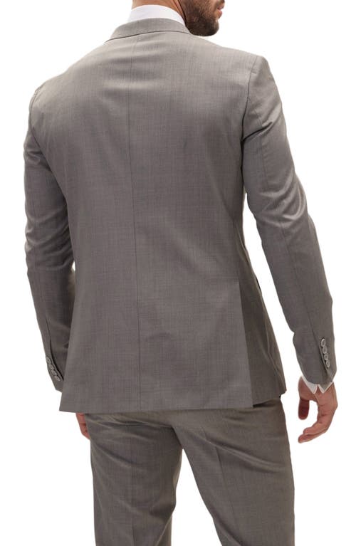 Ron Tomson Super 120s Wool Double Breasted Tuxedo Jacket