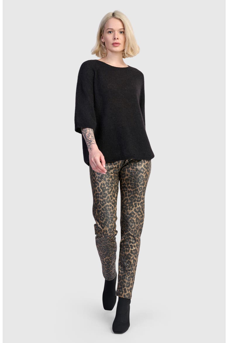Fierce Iconic Stretch Jeans, Alternate, color, Leopard