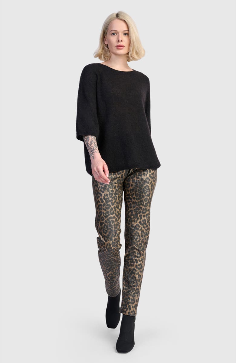 Alembika Fierce Iconic Stretch Jeans, Alternate, color, Leopard