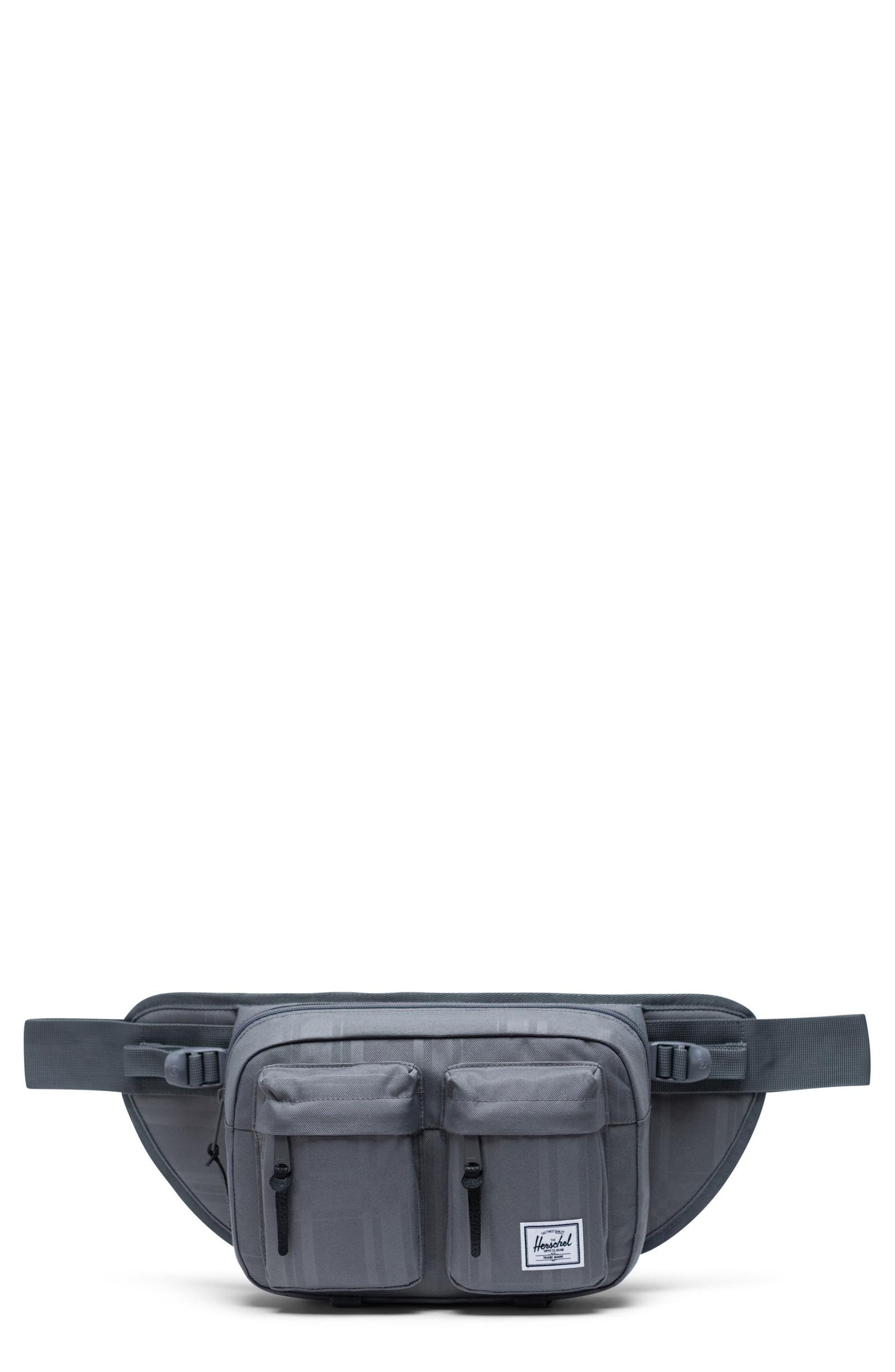 Eighteen Hip Pack, Main, color, QUIET SHADE PLAID