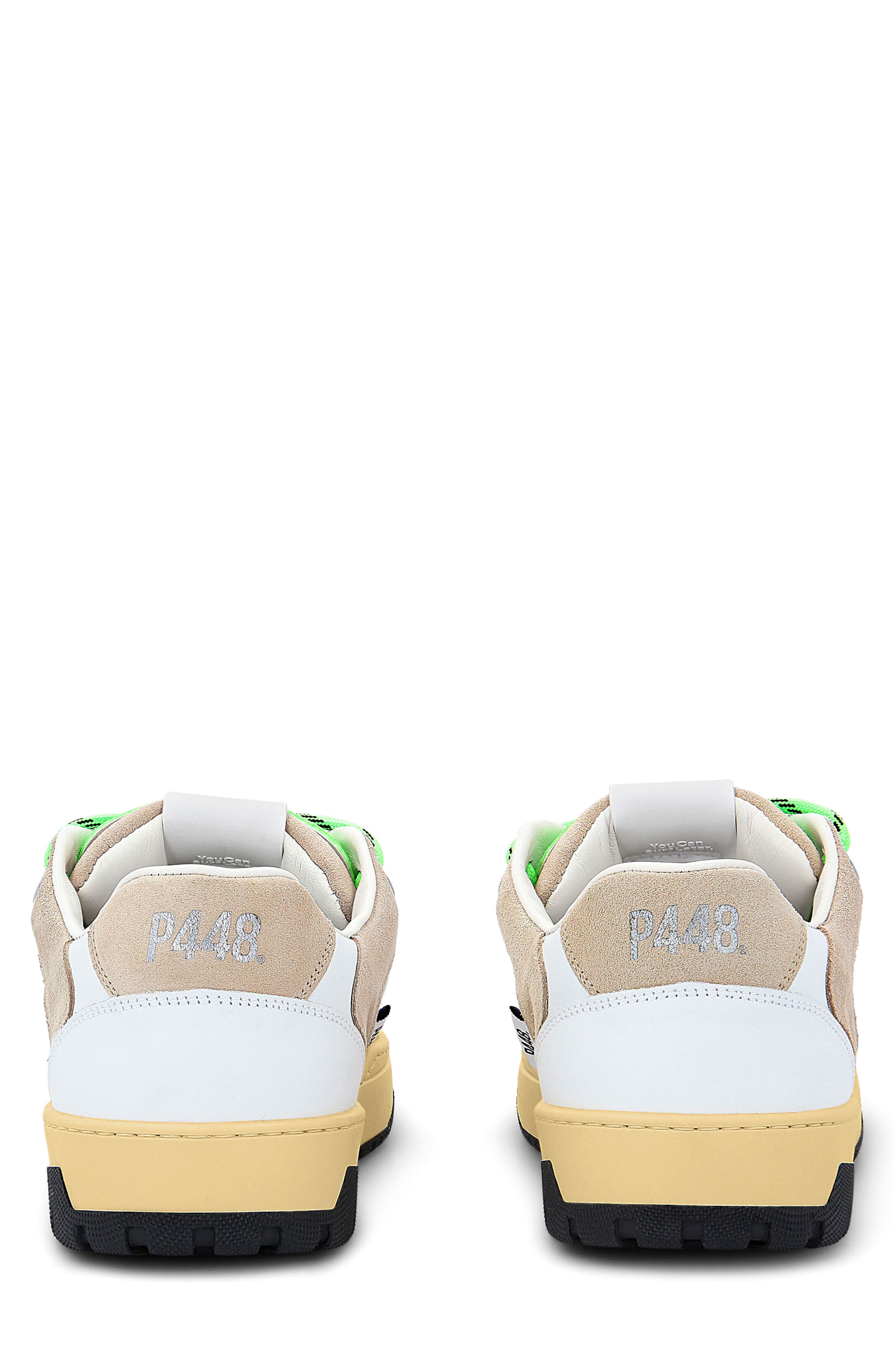 Marvin Sneaker, Alternate, color, WHITE/ GREEN
