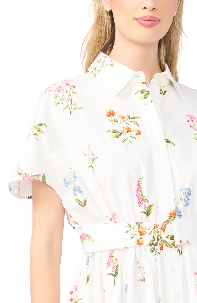 Ted Baker Riley Drop Shoulder Cotton Shirtdress, Alternate, color, Vanilla Ice