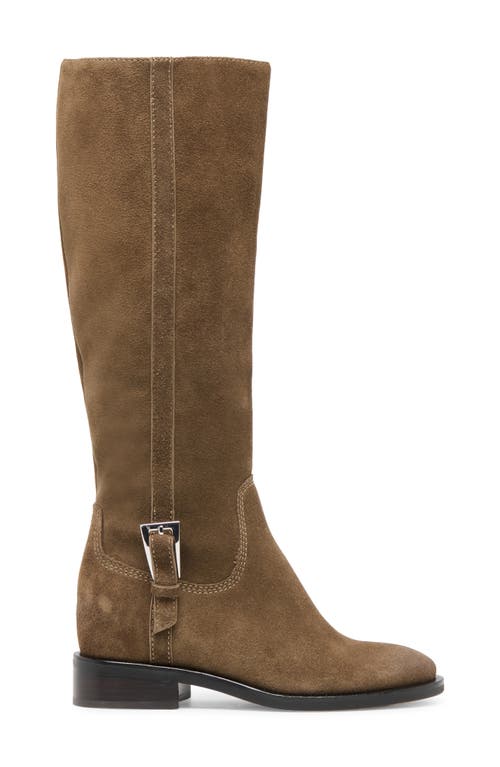 Dolce Vita Womens Kilian H2o Tall Knee High Buckle Riding Boots Regular Wide Calf In Brown