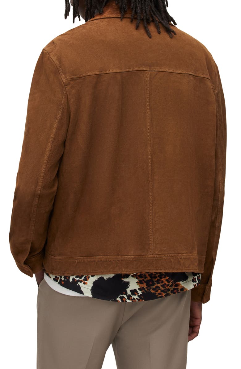 AllSaints Cozza Suede Jacket, Alternate, color, 