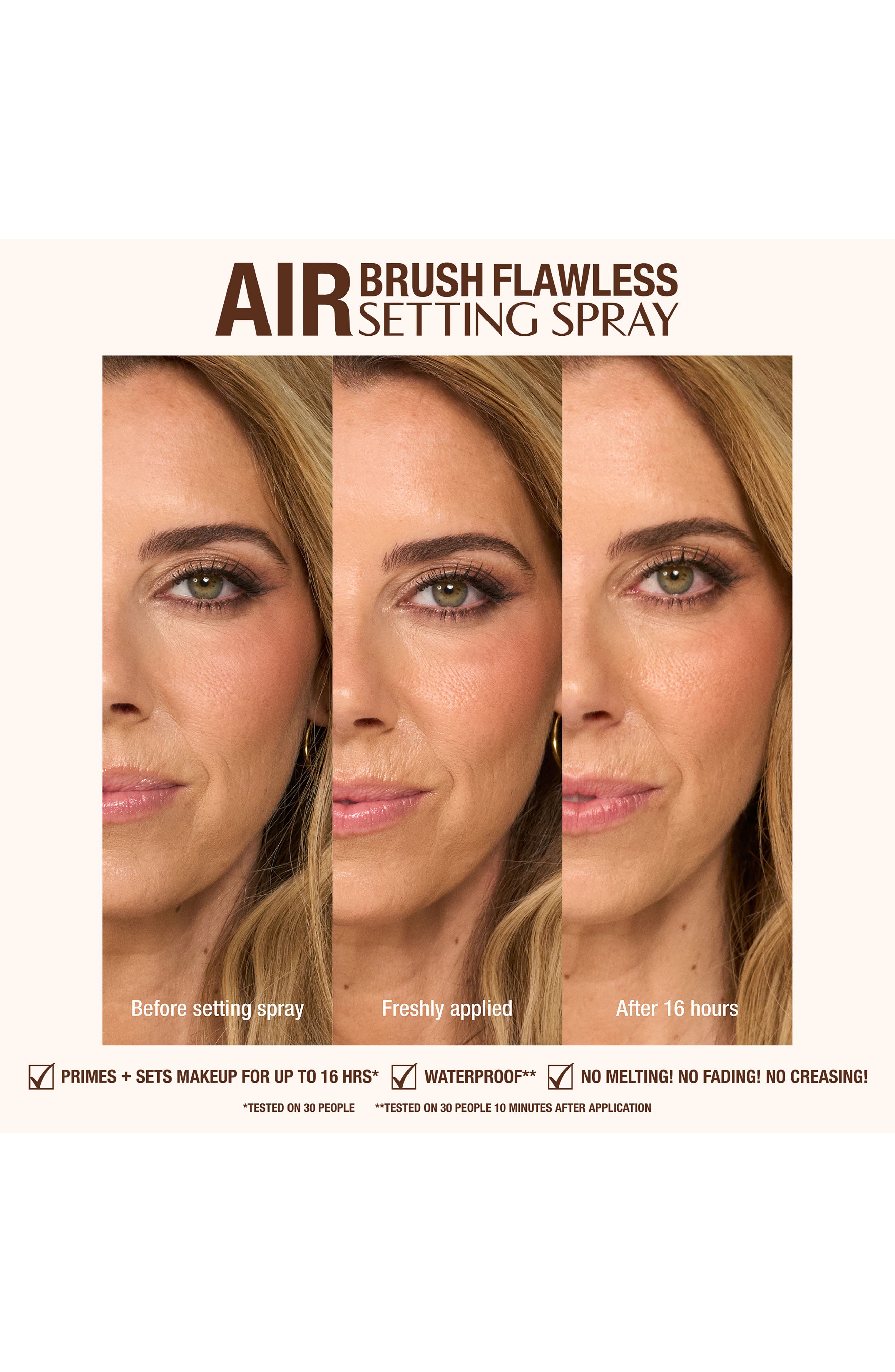 Увлажняющий водостойкий спрей-фиксатор Charlotte Tilbury Airbrush Flawless — фото 5