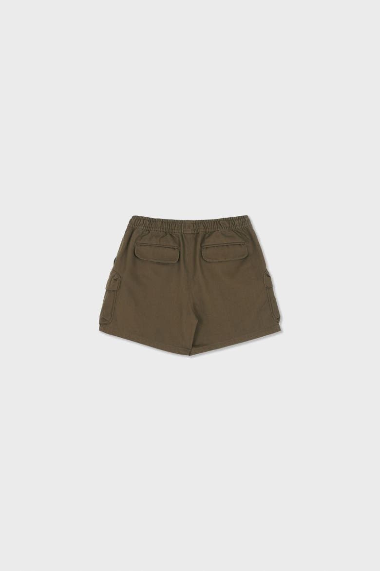 Organic Cotton Cargo Shorts, Alternate, color, Military Olive