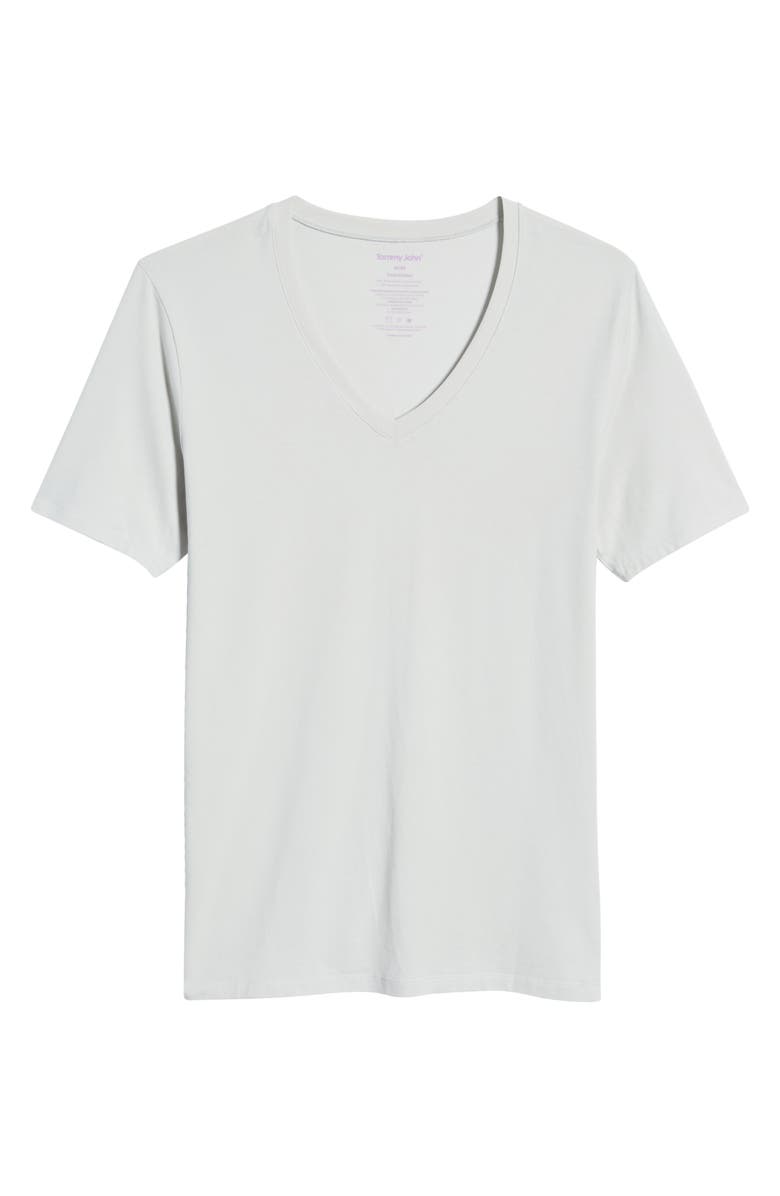 Tommy John Cool Cotton Deep V-Neck Undershirt, Alternate, color,