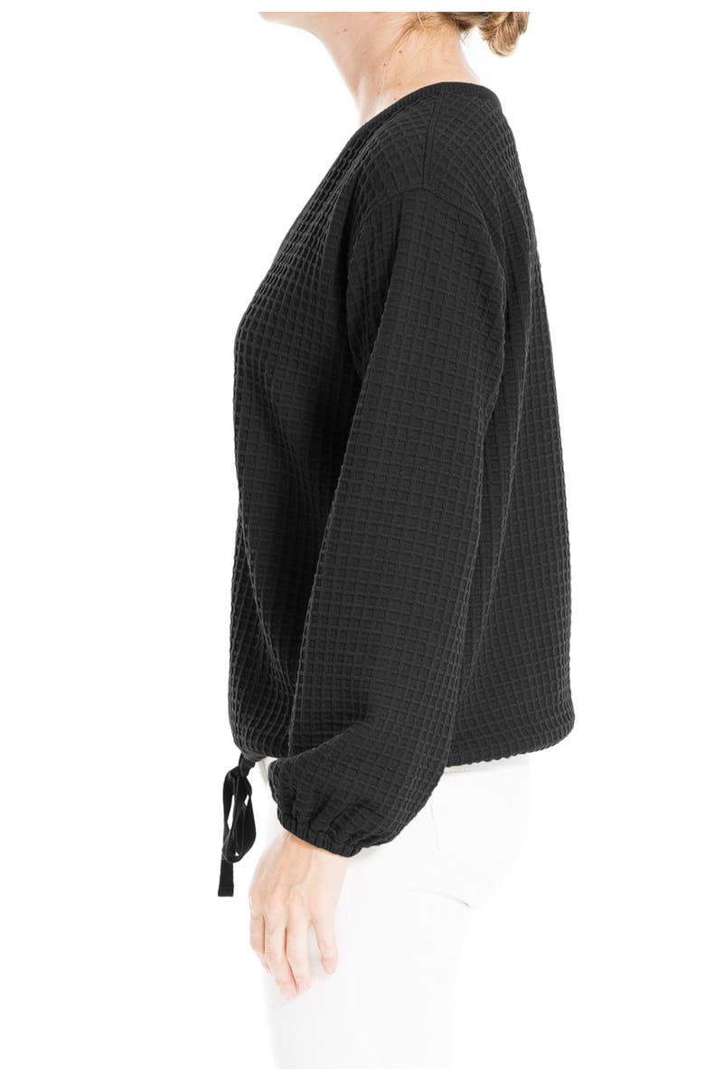 MAX STUDIO V-Neck Drawstring Hem Sweater, Alternate, color, 