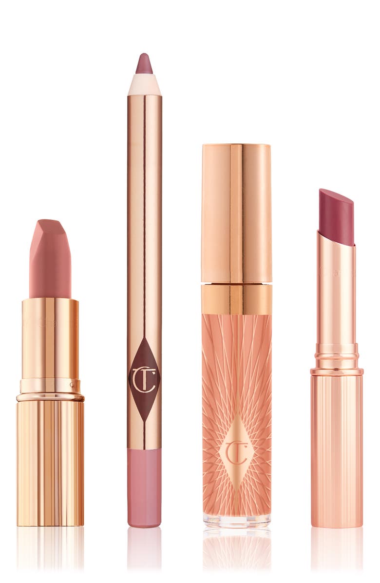 Charlotte Tilbury Pillow Talk Lip Secrets Set USD $79 Value, Alternate, color, 
