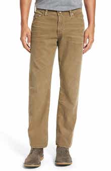 AG 'Graduate' Tailored Straight Leg Corduroy Pants